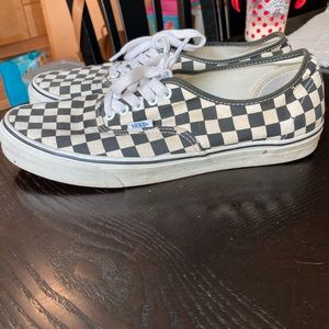 Men’s checkered Vans